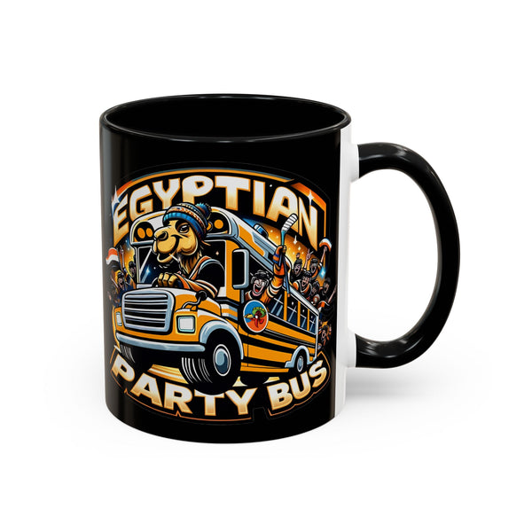 Egyptian Party Bus - Accent Coffee Mug - 11oz | 15 oz