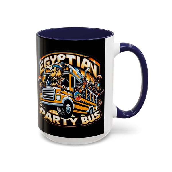 Egyptian Party Bus - Accent Coffee Mug - 11oz | 15 oz