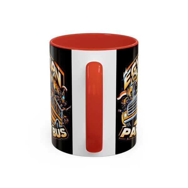 Egyptian Party Bus - Accent Coffee Mug - 11oz | 15 oz