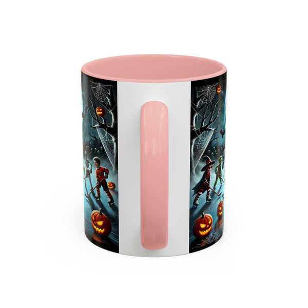 Halloween & Hockey - Accent Coffee Mug - 11oz | 15oz