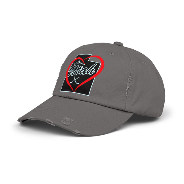 I Love Utah Hockey Hat | Valentine's Day Gift Hat for Hockey Fans