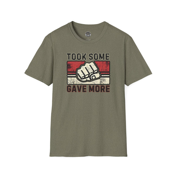 Took Some Gave More Shirt | Vintage Style Hockey T-Shirt - Clean Version