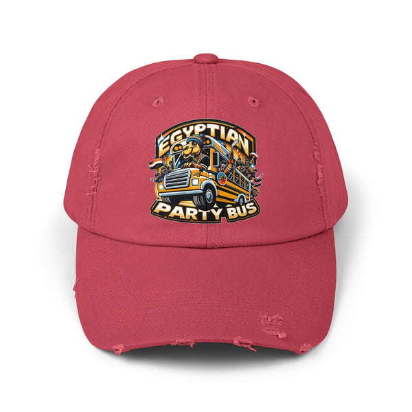 Egyptian Party Bus - Unisex Distressed Cap