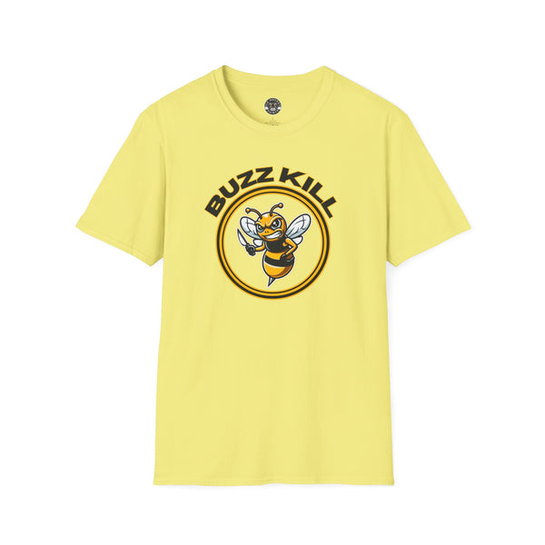 Bee Shirt | Buzz Kill Logo Style Design T-Shirt