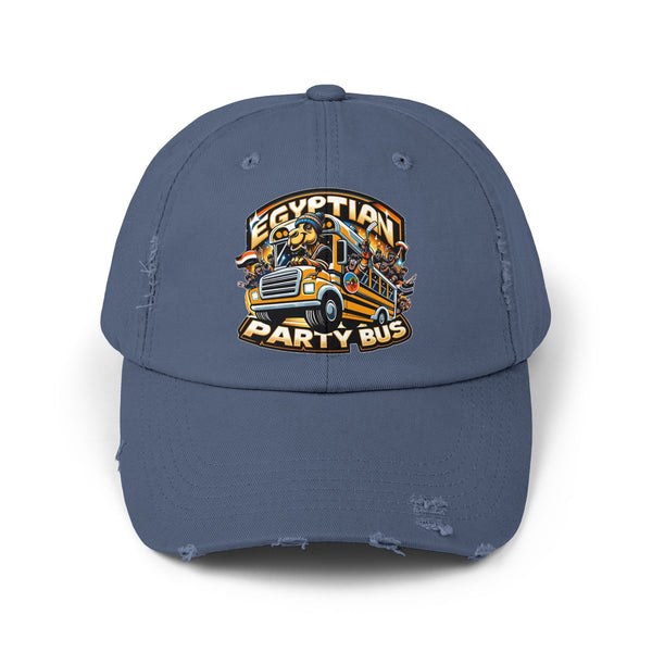 Egyptian Party Bus - Unisex Distressed Cap