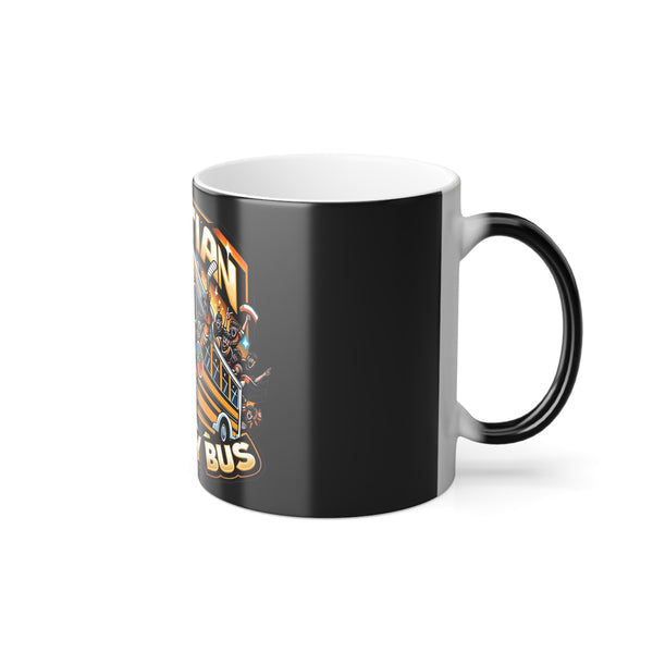 Egyptian Party Bus - Color Morphing Mug - 11oz