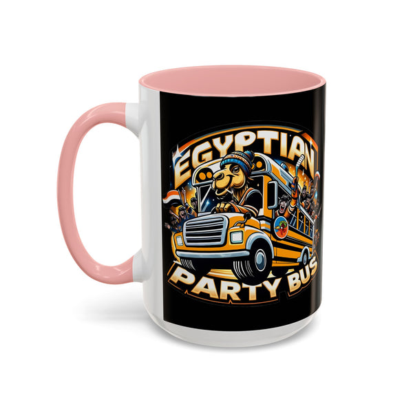 Egyptian Party Bus - Accent Coffee Mug - 11oz | 15 oz
