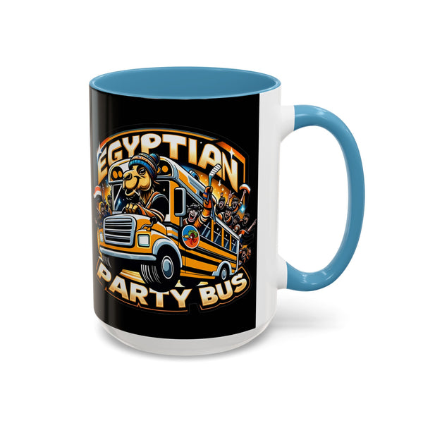 Egyptian Party Bus - Accent Coffee Mug - 11oz | 15 oz