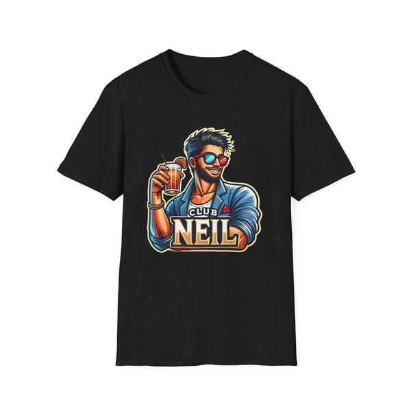 Club Neil with No Background - Softstyle T-Shirt