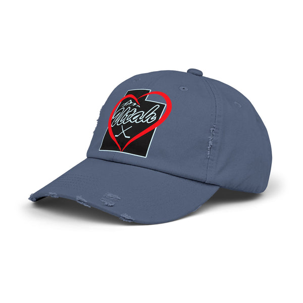 I Love Utah Hockey Hat | Valentine's Day Gift Hat for Hockey Fans