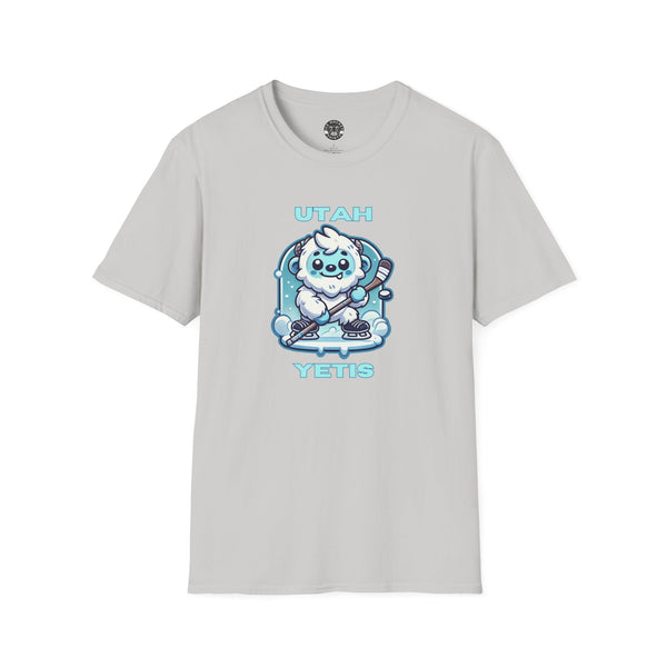 Cute Utah Yeti Hockey Shirt | Cute Yeti Hockey Player T-Shirt