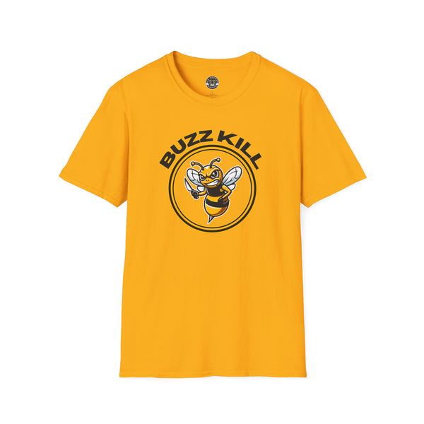 Bee Shirt | Buzz Kill Logo Style Design T-Shirt