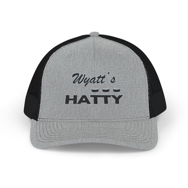 Personalized Hatty Trucker Cap - Retro Embroidered Snapback Hat