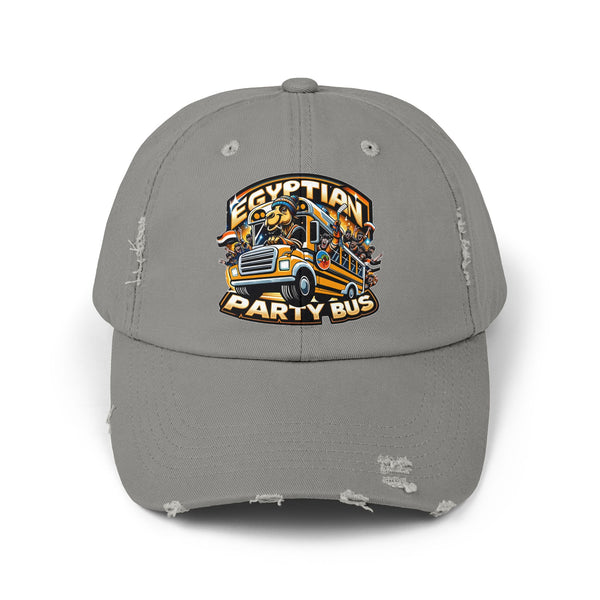 Egyptian Party Bus - Unisex Distressed Cap