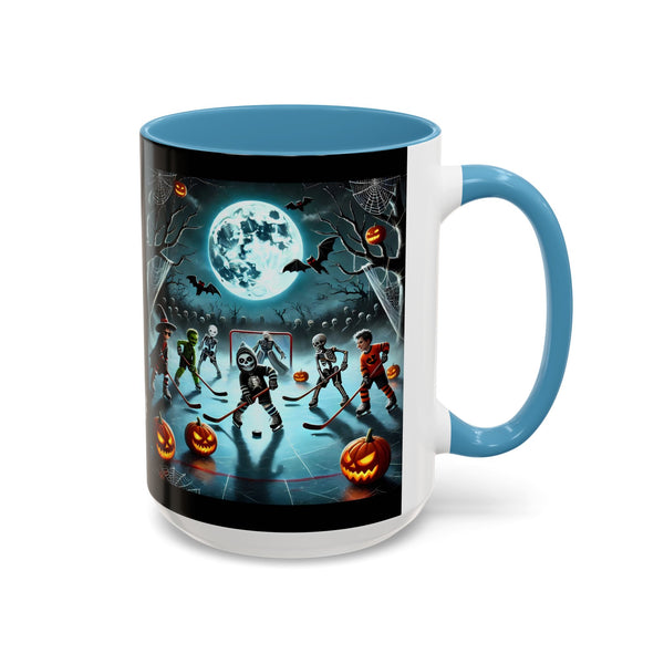 Halloween & Hockey - Accent Coffee Mug - 11oz | 15oz