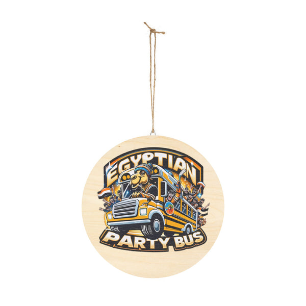 Egyptian Party Bus - Wood Signs