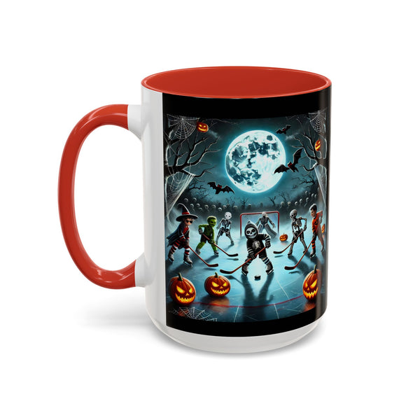 Halloween & Hockey - Accent Coffee Mug - 11oz | 15oz
