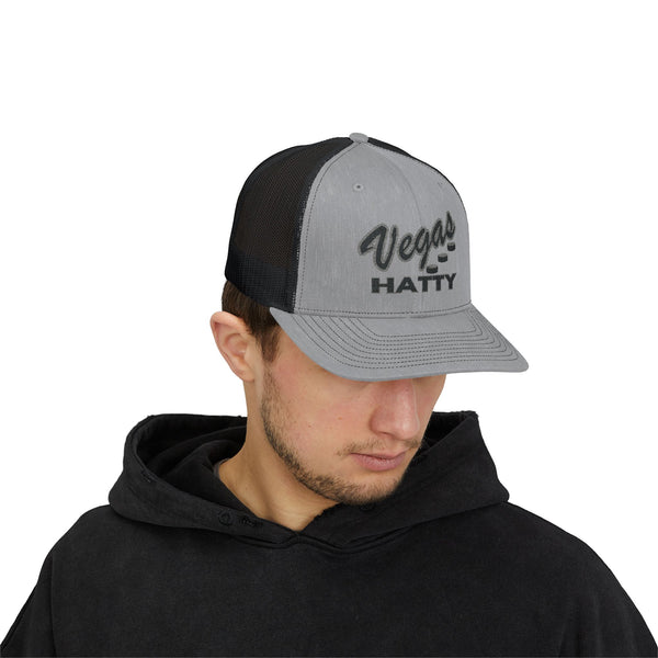 Vegas Hatty Hatrick Trucker Cap | Embroidered Snapback Hat