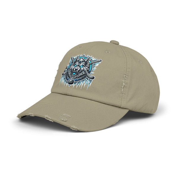 Icy Canine Power Hockey Hat - Frostbite Edition
