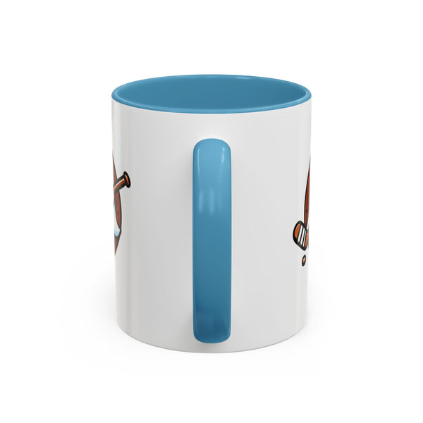 Cute Hockey Ghost - Accent Coffee Mug - 11oz | 15 oz