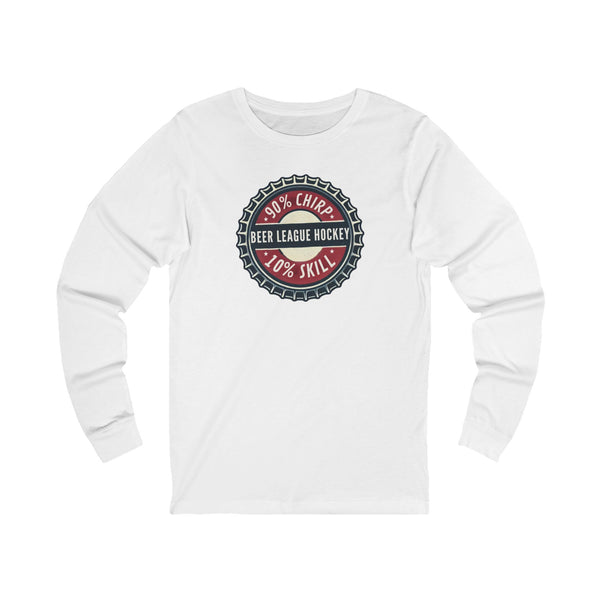 Vintage Hockey Long Sleeve T-Shirt - 90% Chirp 10% Skill