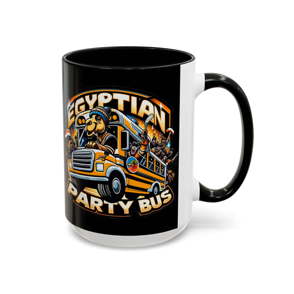 Egyptian Party Bus - Accent Coffee Mug - 11oz | 15 oz