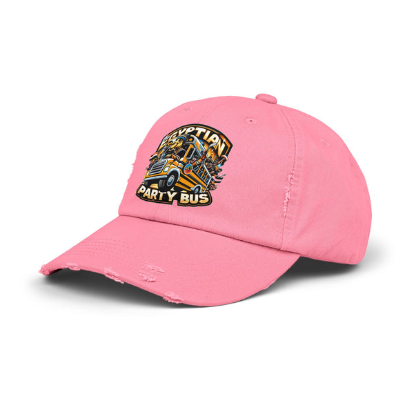 Egyptian Party Bus - Unisex Distressed Cap