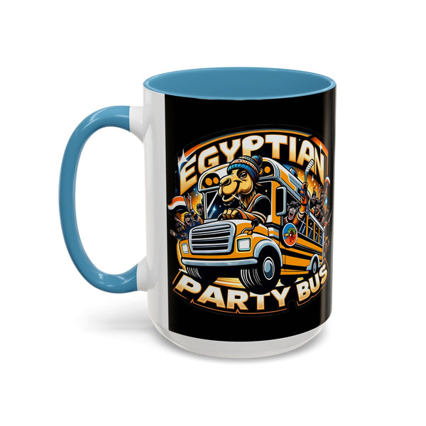 Egyptian Party Bus - Accent Coffee Mug - 11oz | 15 oz