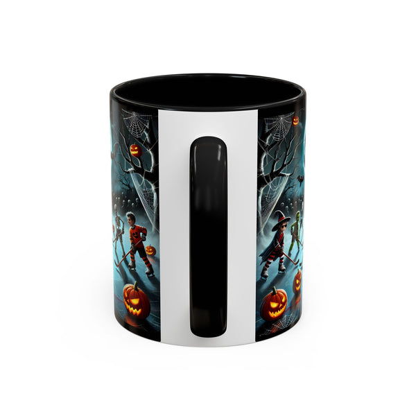 Halloween & Hockey - Accent Coffee Mug - 11oz | 15oz