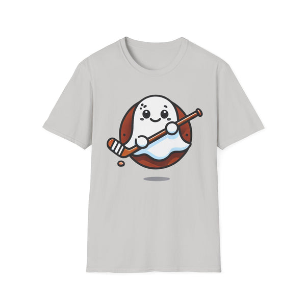 Cute Hockey Ghost + Egyptian Party Bus - Unisex Softstyle T-Shirt