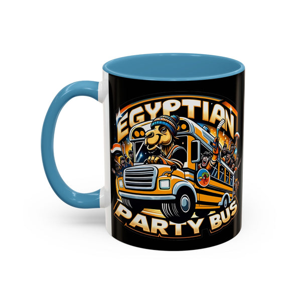 Egyptian Party Bus - Accent Coffee Mug - 11oz | 15 oz