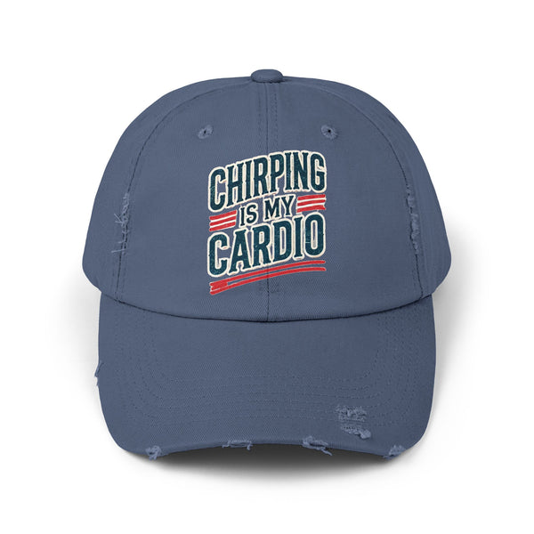Hockey Chirping Hat | Vintage Style Hockey Cap - Chirping Is My Cardio