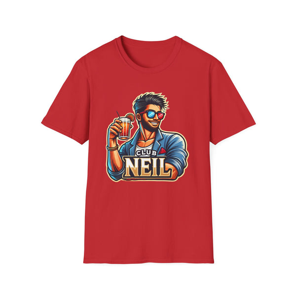 Club Neil with No Background - Softstyle T-Shirt