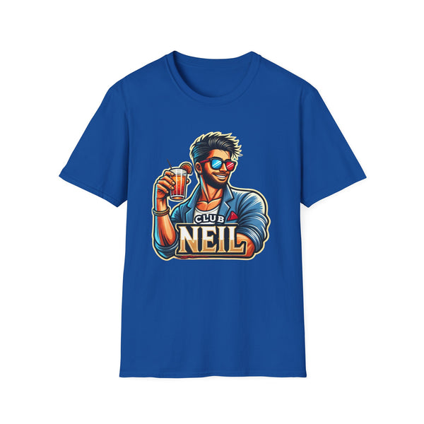 Club Neil with No Background - Softstyle T-Shirt