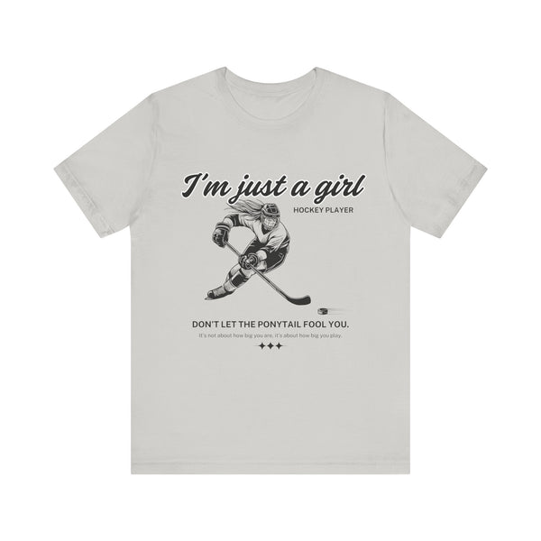 I'm Just a Girl Hockey Player T-Shirt