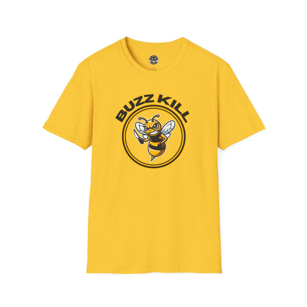 Bee Shirt | Buzz Kill Logo Style Design T-Shirt
