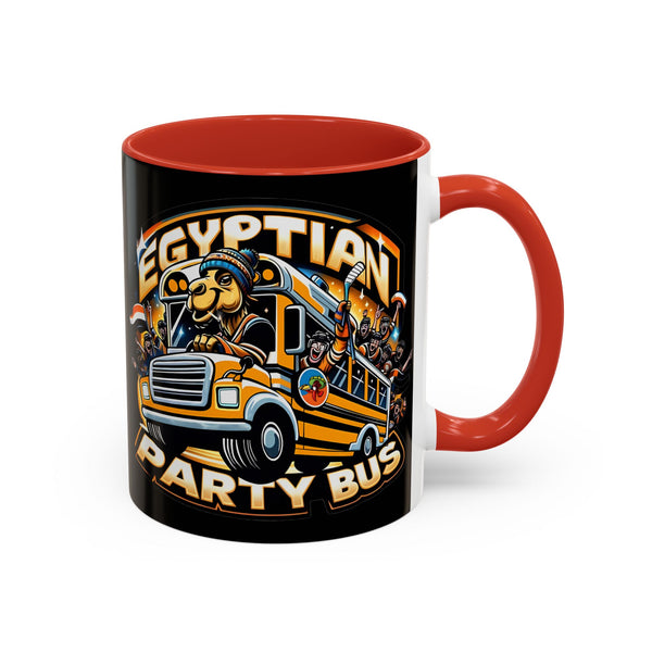 Egyptian Party Bus - Accent Coffee Mug - 11oz | 15 oz