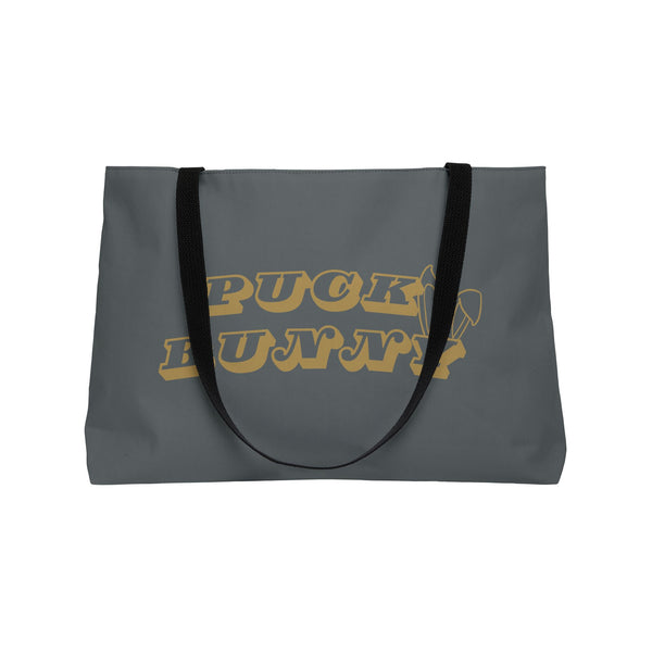 Puck Bunny Weekender Tote Bag – Spacious and Stylish Hockey Fan Travel Bag