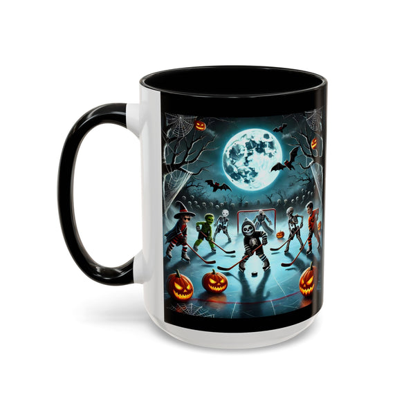 Halloween & Hockey - Accent Coffee Mug - 11oz | 15oz