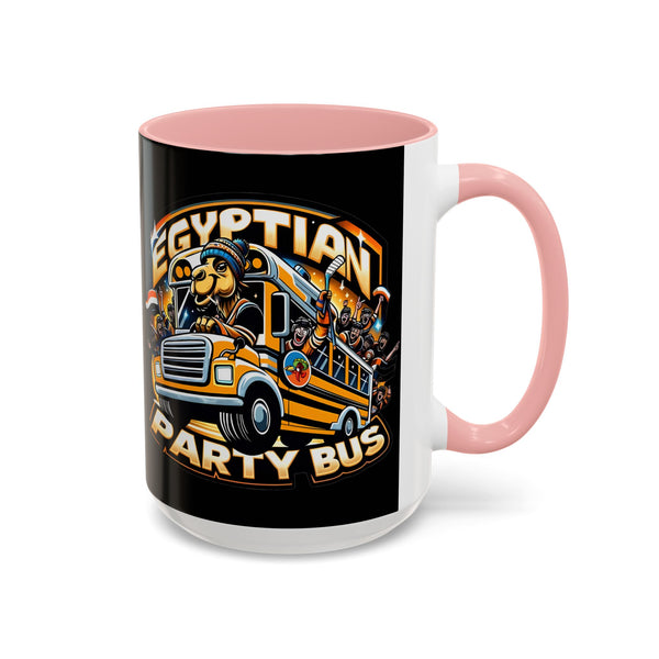 Egyptian Party Bus - Accent Coffee Mug - 11oz | 15 oz