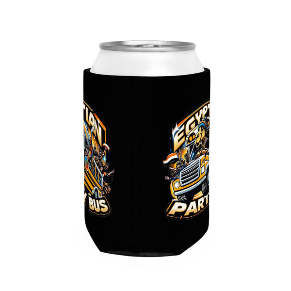 Egyptian Party Bus - Beer Can Cooler Sleeve Coozie