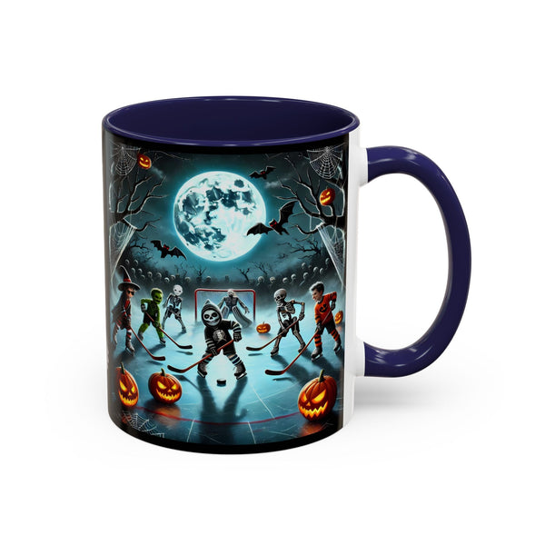 Halloween & Hockey - Accent Coffee Mug - 11oz | 15oz