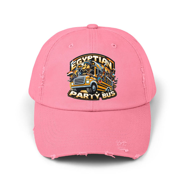 Egyptian Party Bus - Unisex Distressed Cap