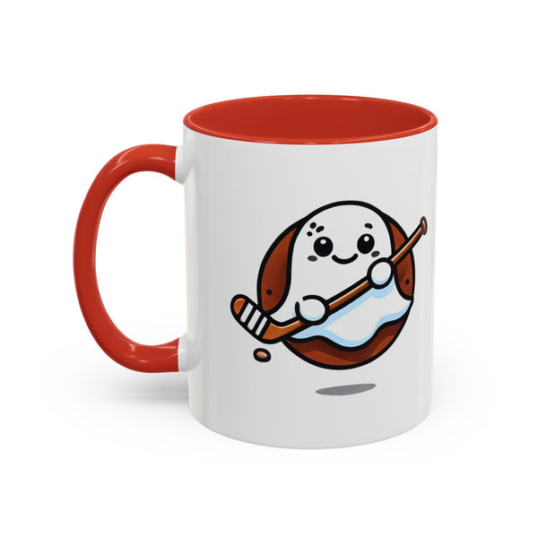 Cute Hockey Ghost - Accent Coffee Mug - 11oz | 15 oz