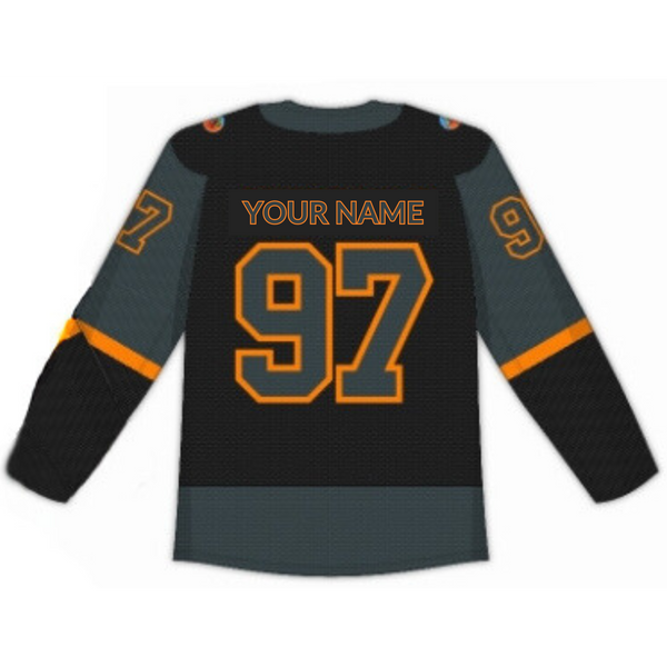 Egyptian Party Bus Hockey Jersey - Steel Gray