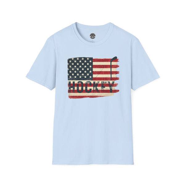 USA Hockey T-Shirt | Vintage Style Hockey Shirt