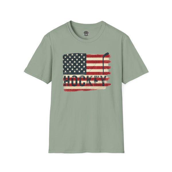 USA Hockey T-Shirt | Vintage Style Hockey Shirt