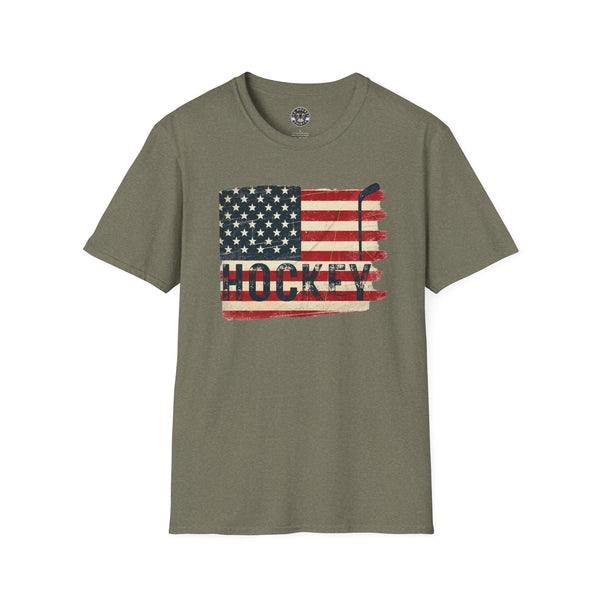 USA Hockey T-Shirt | Vintage Style Hockey Shirt