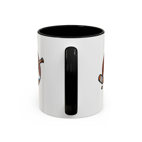 Cute Hockey Ghost - Accent Coffee Mug - 11oz | 15 oz