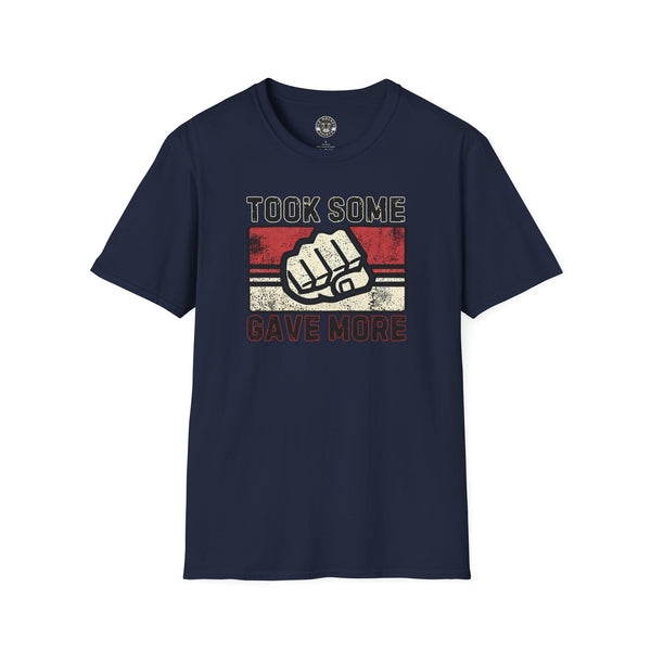 Took Some Gave More Shirt | Vintage Style Hockey T-Shirt - Clean Version